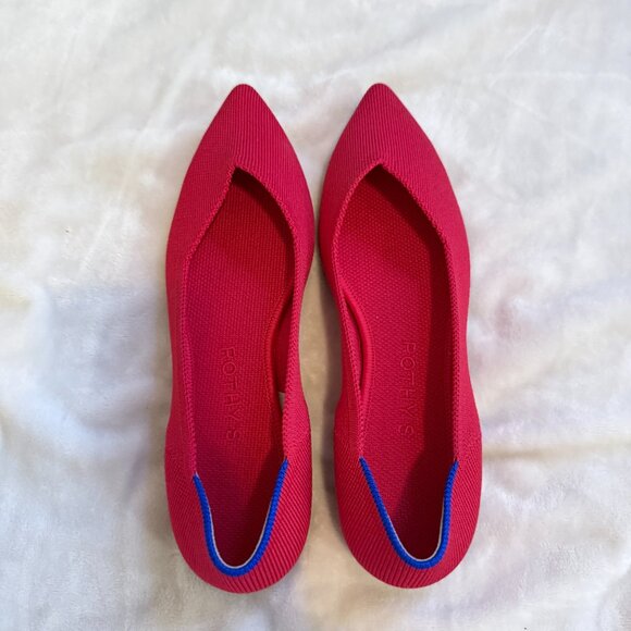 Rothy's The Point Flats in Red - Picture 3 of 5